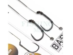 KORDA Gotowe Przypony Basix Hair Rigs Wide Gape Barbless