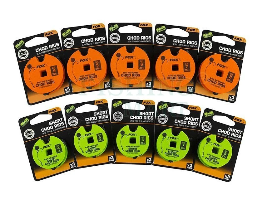 Fox EDGES Chod Stiff Rig Beaked - Barbed 3 Fox EDGES Chod Stiff Rig Beaked - Barbed