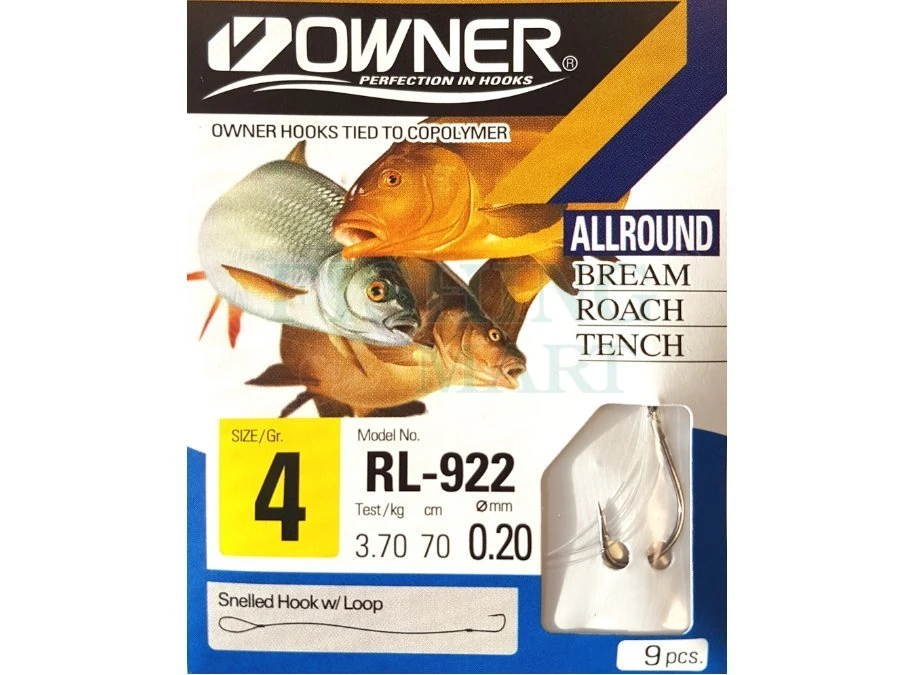 Owner Gotowe Przypony Z Haczykami RL HO-50922 Pin Ciemnostalowy 3 Owner Gotowe Przypony Z Haczykami RL HO-50922 Pin Ciemnostalowy