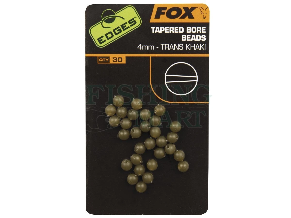 Fox Koraliki EDGES Tapered Bore Beads 3 Fox Koraliki EDGES Tapered Bore Beads