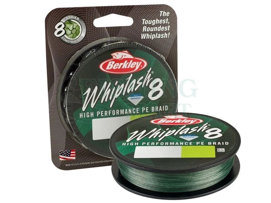Berkley Plecionki Whiplash 8 Green 3 Berkley Plecionki Whiplash 8 Green