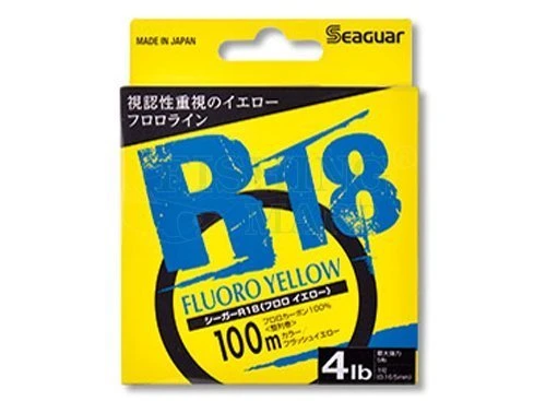 Żyłki Fluorocarbonowe Seaguar R-18 Fluoro Yellow Fluorocarbon 3 Żyłki Fluorocarbonowe Seaguar R-18 Fluoro Yellow Fluorocarbon