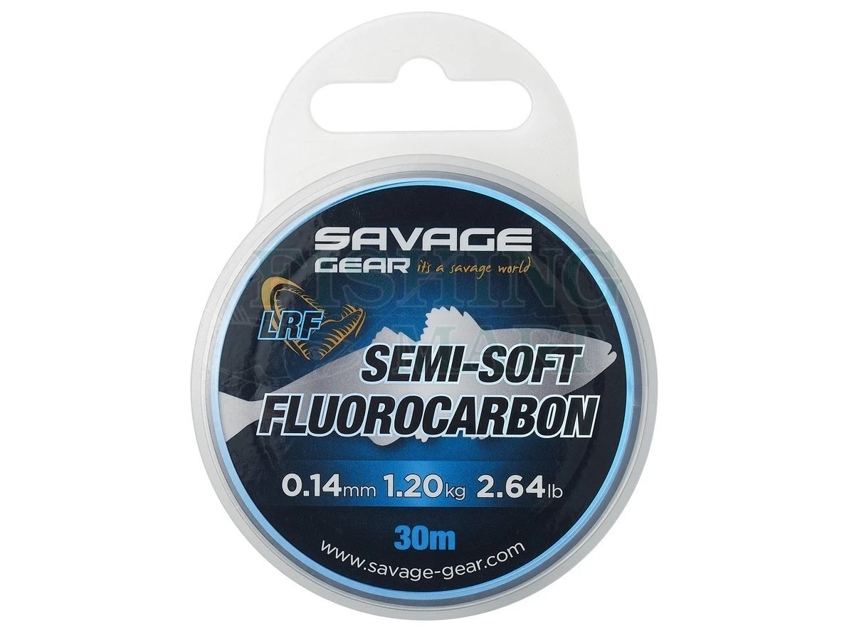 Savage Gear Żyłki Fluorocarbonowe Semi-Soft Fluorocarbon LRF 3 Savage Gear Żyłki Fluorocarbonowe Semi-Soft Fluorocarbon LRF